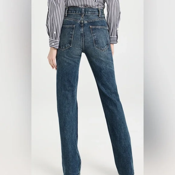 Nili Lotan Joan Jean, long raw hem, 27 - Picture 3 of 16